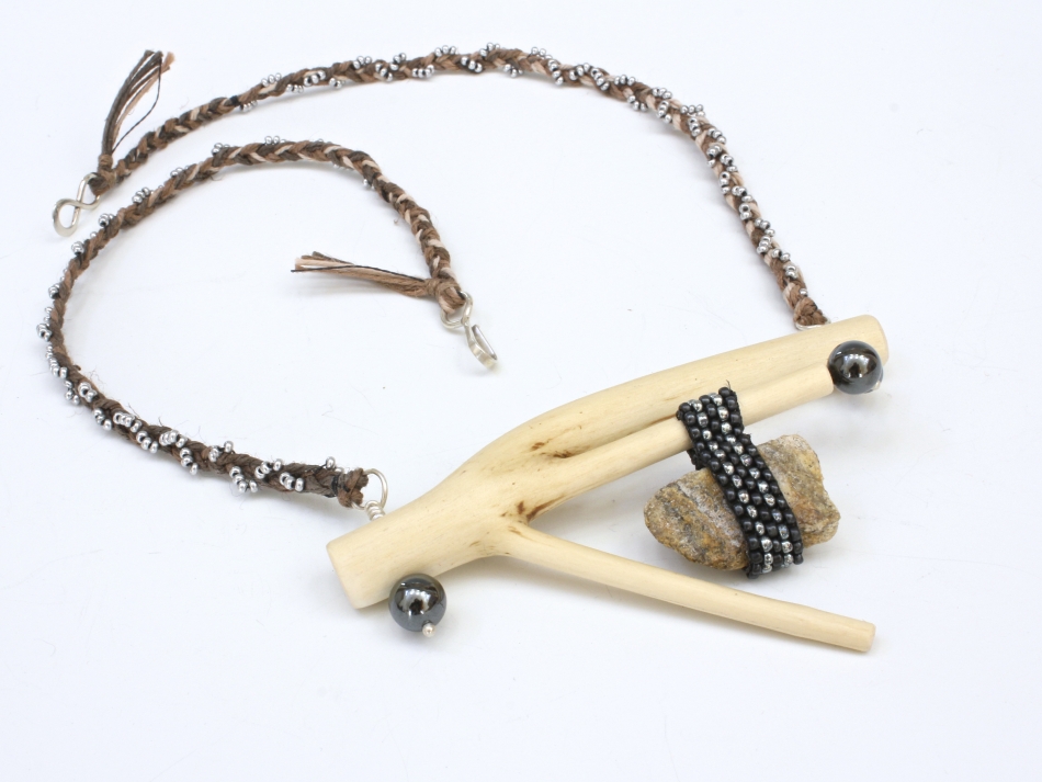 Twig with seed bead wrapped stone img_2517.jpg