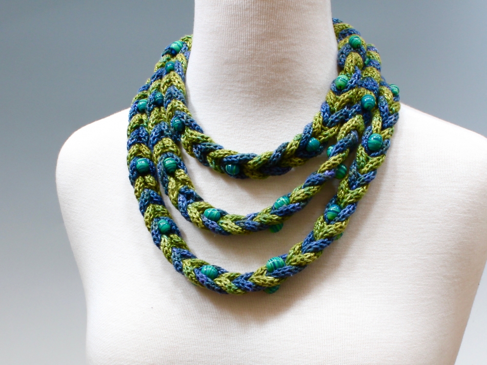 Blue and Green Braided Cord img_4925_2.jpeg