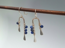 Forged U earring Forged U earring