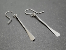 Simplest silver earring Simplest silver earring