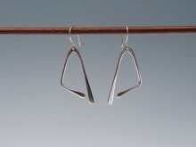 Triangular Forged Earrings