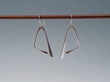Triangular Forged Earrings Triangular Forged Earrings