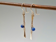 Long Forged Earrings