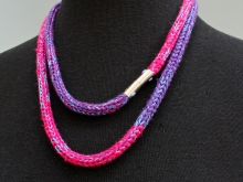 Purple and Fuchsia cord