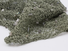 detail, Sea grass knit with Labadorites
