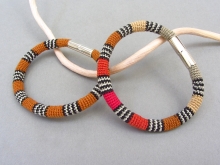 Cinnamon and earth tone bracelets