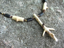 Twig with Agate Swirl Necklace