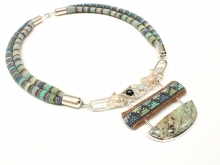 Triple Center with Sea Mist Dolomite